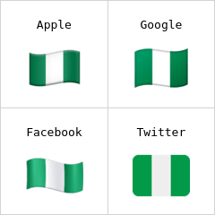 Nigerias flagg emoji