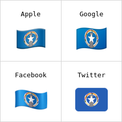 Bandiera delle Isole Marianne Settentrionali Emoji