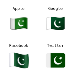 Bandera de Pakistán Emojis