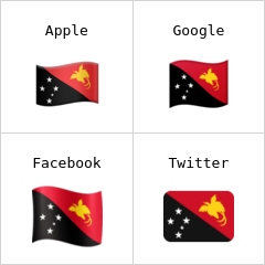 Vlag van Papoea-Nieuw-Guinea emoji