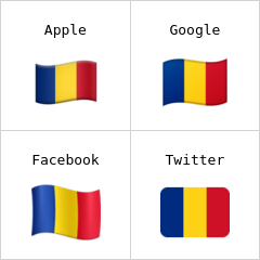 ธงชาติโรมาเนีย อีโมจิ