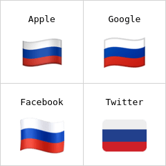 Drapeau de la Russie emojis