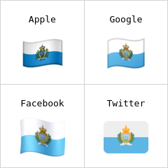 San Marinon lippu emojit