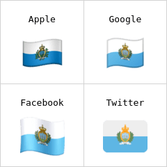 Bandera de San Marino Emojis