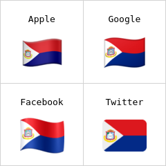 Sint Maartens flagg emoji