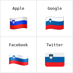 स्लोवेनिया का ध्वज इमोजी