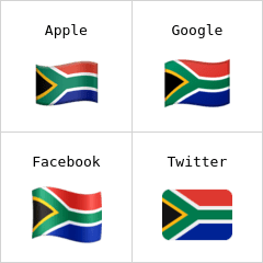 Bandeira da África do Sul emoji