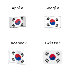 Bandeira da Coreia do Sul emoji