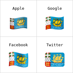Vlag van Saint-Pierre en Miquelon emoji
