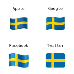 Svensk flagg emoji