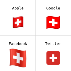 瑞士旗幟 表情符號