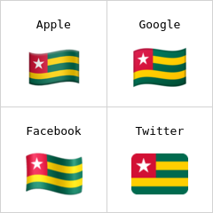 Togo zászlaja emodzsi