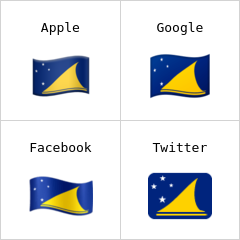 Tokelaus flagga emoji