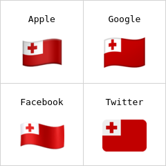 Σημαία του Βασιλείου των Τόνγκα emoji