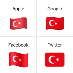 Emoji Drapeau de la Turquie