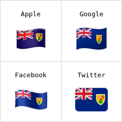 Drapeau des Îles Turques-et-Caïques emojis