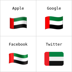 Vlajka Spojených arabských emirátů emodži