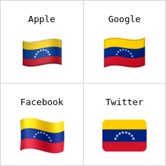 वेनेजुएला का ध्वज इमोजी