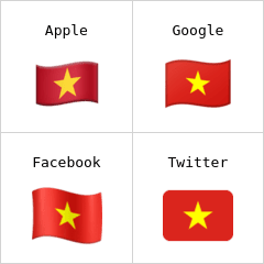 Drapeau du Viêt Nam emojis