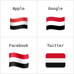 Drapeau du Yémen emojis