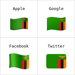 Bandera de Zambia Emojis
