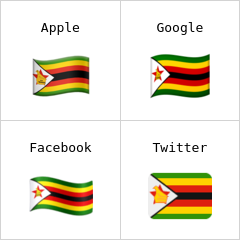 Flaga Zimbabwe emoji
