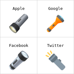 Taschenlampe Emoji