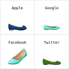 Flat shoe emoji
