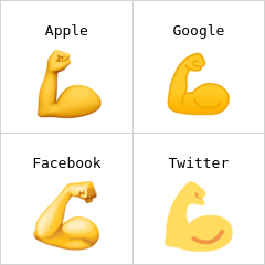 Biceps contracté emojis