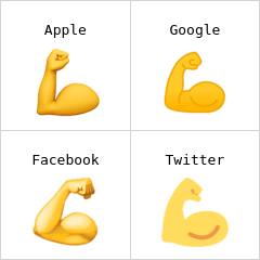 Napięty biceps emoji