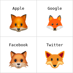 Rosto de raposa emoji