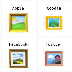 Framed picture emoji