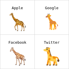 Girafe emojis