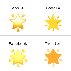 Estrella brillante Emojis