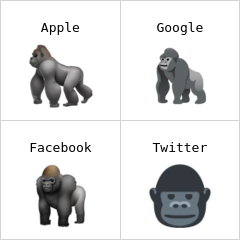 Gorilla emojit