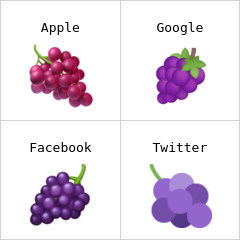 виноград емодзі