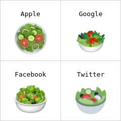 Zöld saláta emodzsi