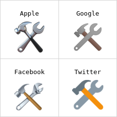 Hammer og fastnøkkel emoji
