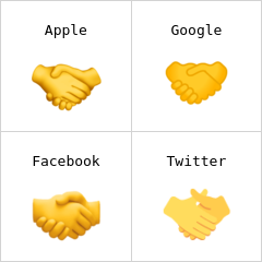 Poignée de main emojis