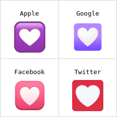 Decoratief hart emoji