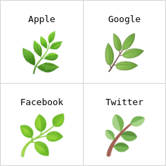 Plantă aromatică emoji