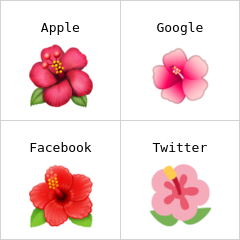 Hibiscus emojis