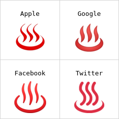 Mata air panas Emoji