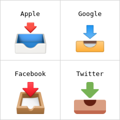 Inbox tray emoji