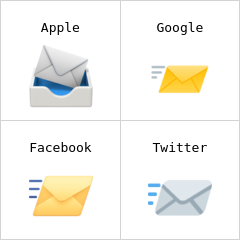 Incoming envelope emoji
