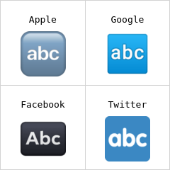 Litery (alfabet łaciński) emoji