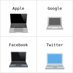Komputer laptop emoji