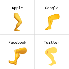 Leg emoji