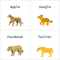 Léopard emojis