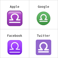 Weegschaal (sterrenbeeld) emoji